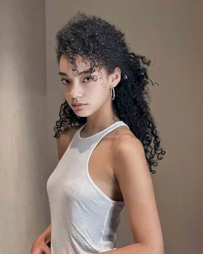 Different To The Side Curls for long black hair