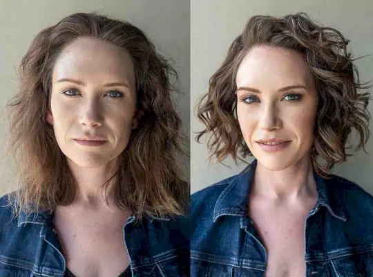 Curly Crop for Big Foreheads and Long Faces