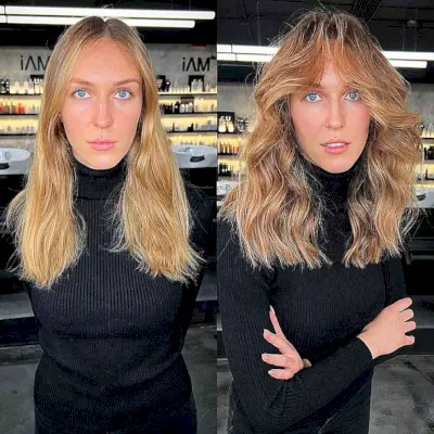 De bedste frisurer til lange ansigter ser ud til at være mere afbalanceret