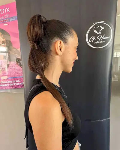 Volleyball Bubble Braids Ponytail for Very Long Hair