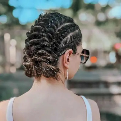 Pull-Through Braided Updo for Volleyball Athletes