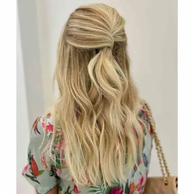 Simple Half Updo Hair