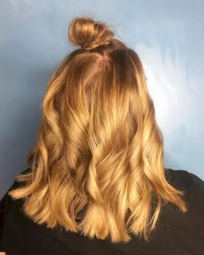 Cute and Spiced Up Top Knot Twist