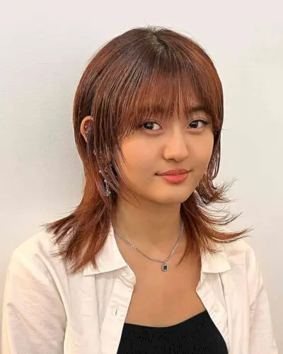 Trendy Octopus Cut with See-Through Bangs