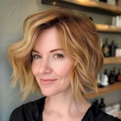 Trendsetting Piecey Bob if Your Face is Heart Shaped