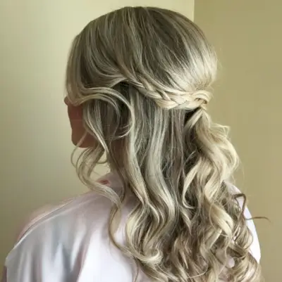 Half Up Do Braid