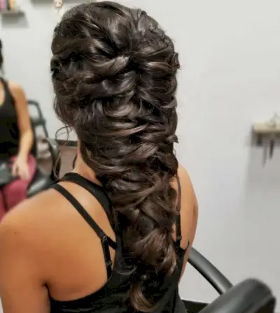 Loosely Braided Boho Hairstyle