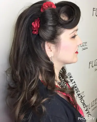 Classic Retro Glam hairstyle