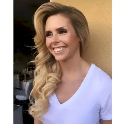 Timeless Side Swept Vintage Glam