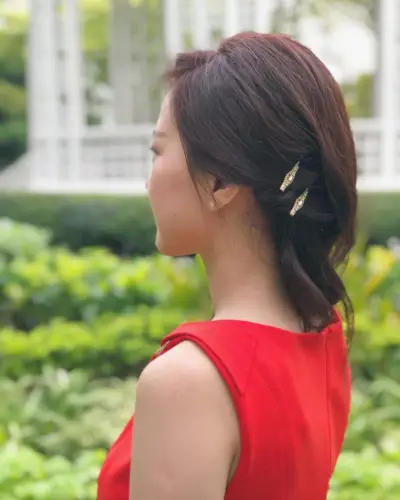 Playful Side Sweep Hairstyle