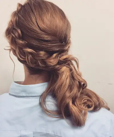 Alluring Side-Sweep Dutch Braid
