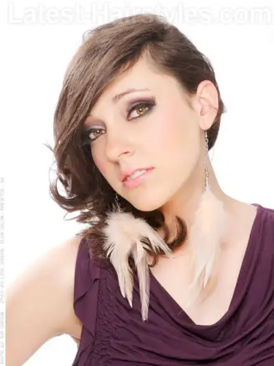 Show Off Deep Side Part for Short and Medium Hair