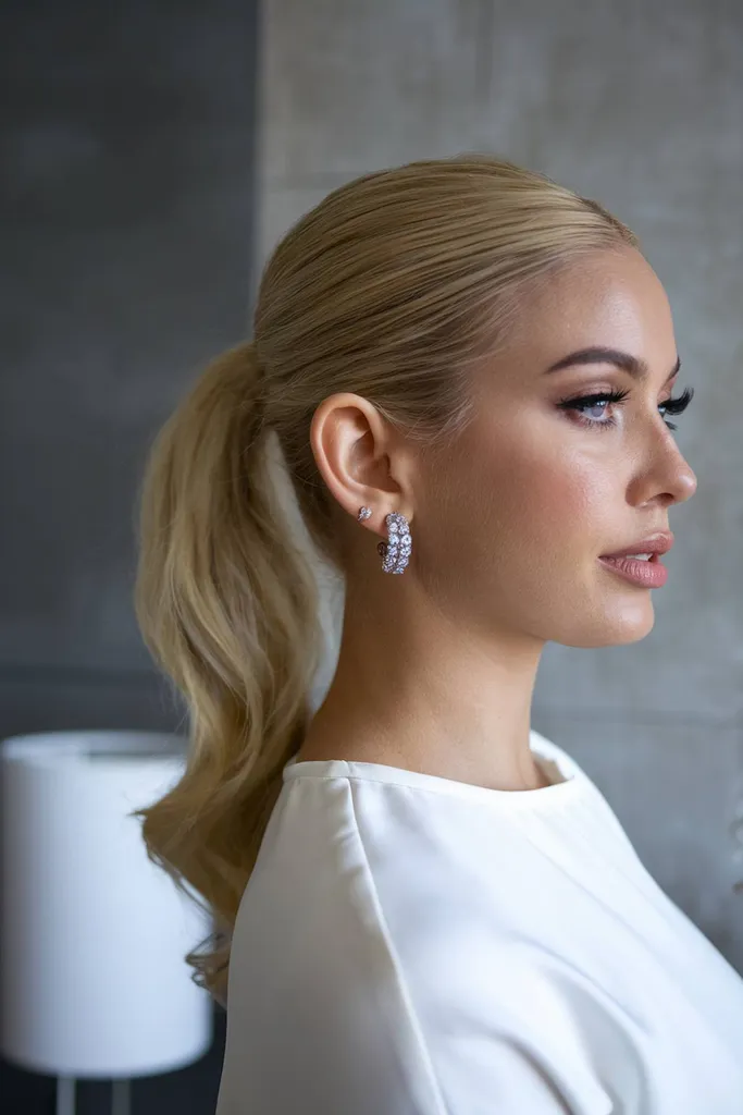 Coda di cavallo elegante per San Valentino' title=