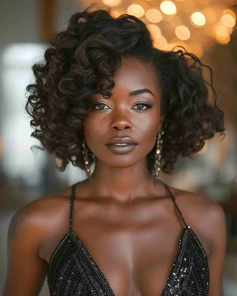 Riccioli voluminosi con riga laterale nel giorno di Cupido' title=