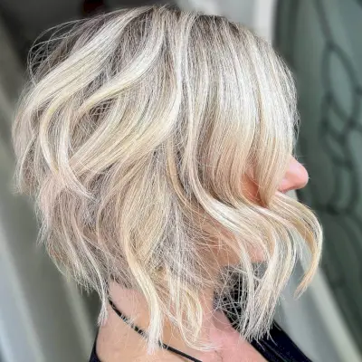 Effortless Layered Bob Cut