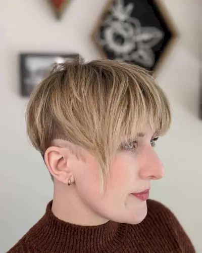 Modern Asymmetrical Undercut