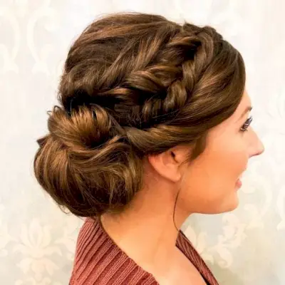 Braided Side Bun