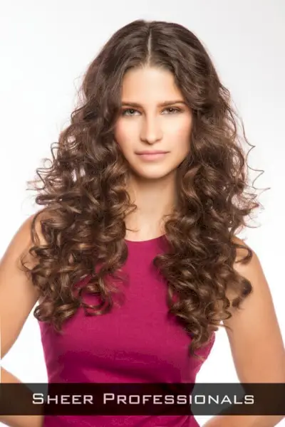 Long Hairstyle with Tight Curls