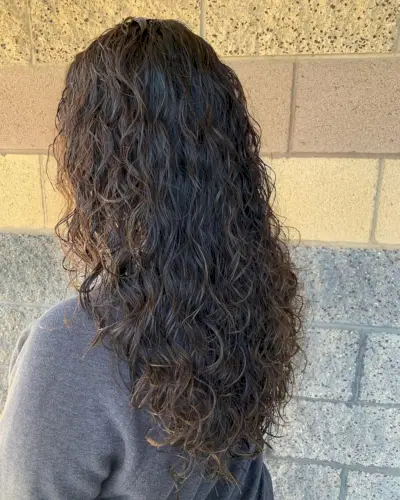 beach wave spiral perm for fine hair