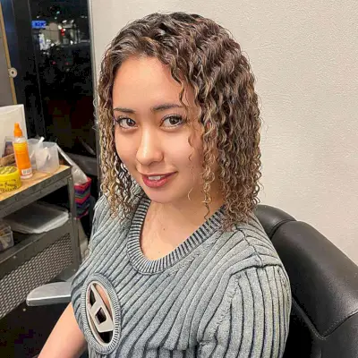 Sleek Spiral Perm for Long Bob