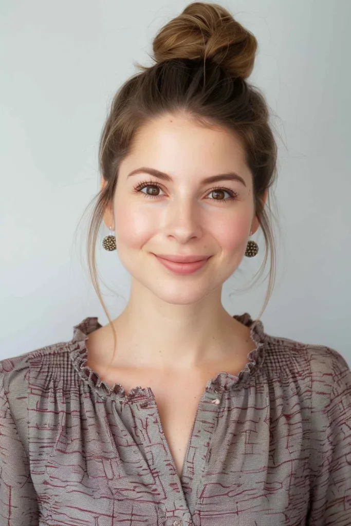 Coiffure facile à nouer par temps chaud' title=