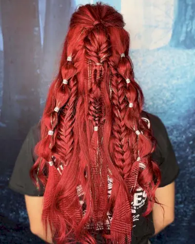 Crimped with Fun Braids