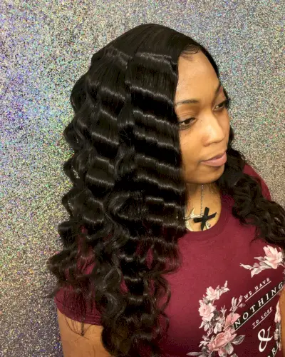 Best Crimped Hairstyle for Black Hair