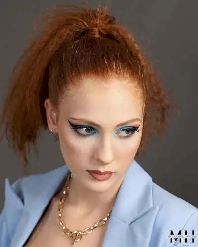 Classic Crimp in a Ponytail