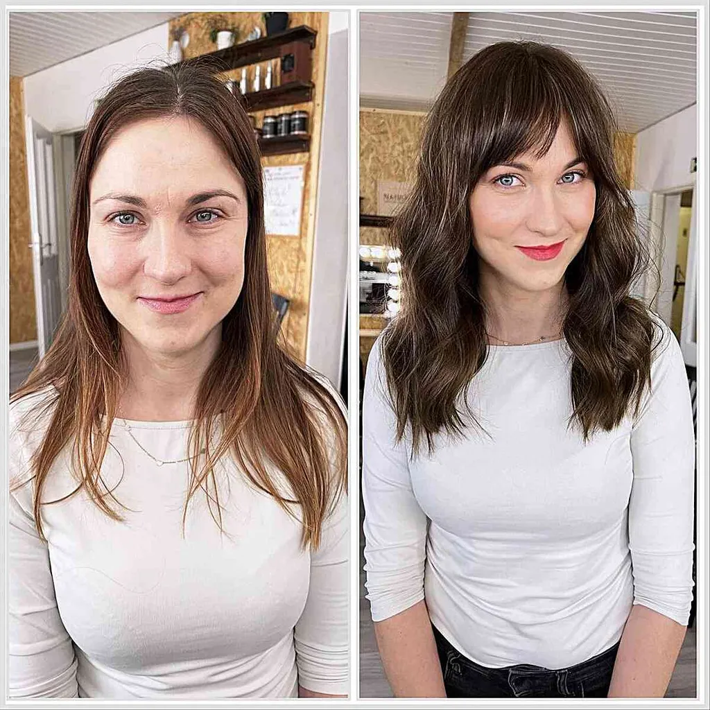 Glamorøs utblåsning for damer med tynt hår' title=