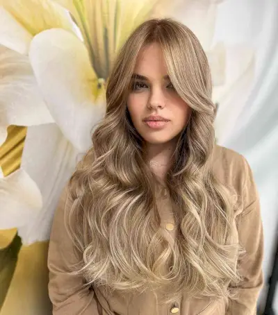 Extra Long Middle-Parted Hairstyle