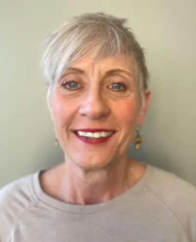 Edgy Thin Pixie with Long Bangs for Older Ladies