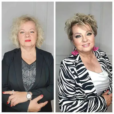 Long Wavy Pixie Makeover for Older Ladies with Thin Hair