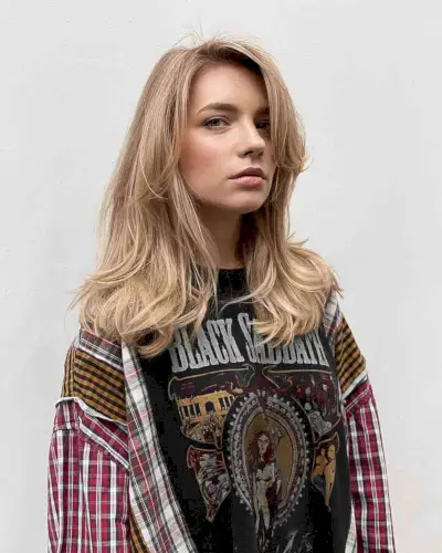 Wash-And-Wear Straight Hair with Layers