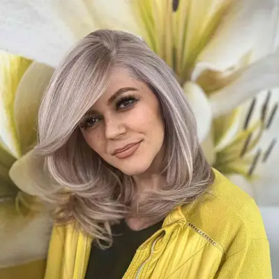 Noticeable Deep Side-Parted Hair for women with thick hair and soft ends