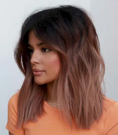 ombre with beach waves