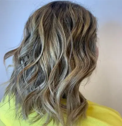 Shoulder Length Dirty Blonde Waves