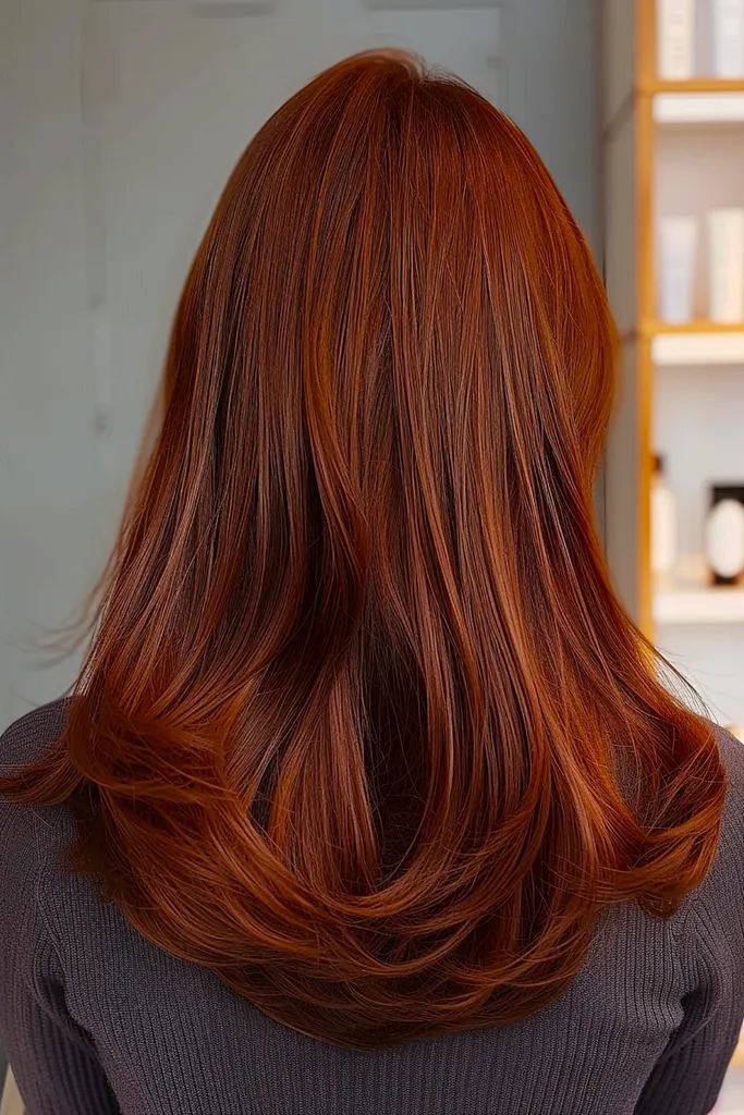 Spilgts U-veida matu griezums ar smalkiem slāņiem' title=