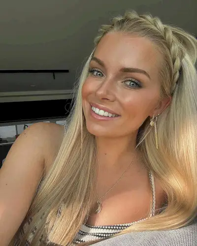 Cheerleading Braided Headband on Straight Hair