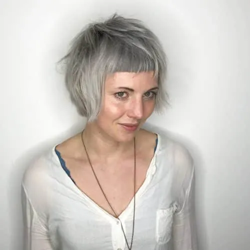 kort wigkapsel Stompe pony' title=