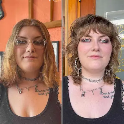 Razor Cut Shaggy Wolf Cut for Double Chins