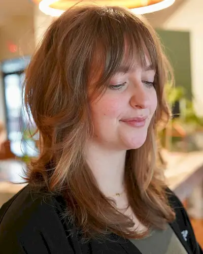 Medium Layered Cowgirl Shag with Fringe