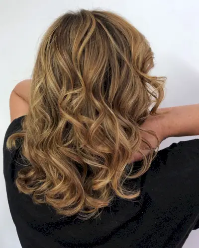 Medium Length Tousled Waves