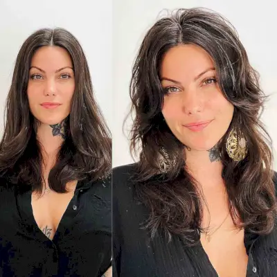 Gorgeous Razored Layers on Mid-Length Hair