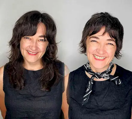 Adorable Razor Cut Winged Pixie for ladies with short hair