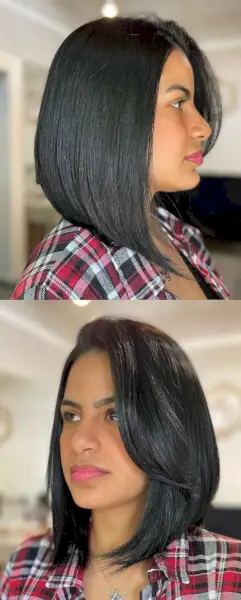 Inverted Lob with a Long Side Fringe