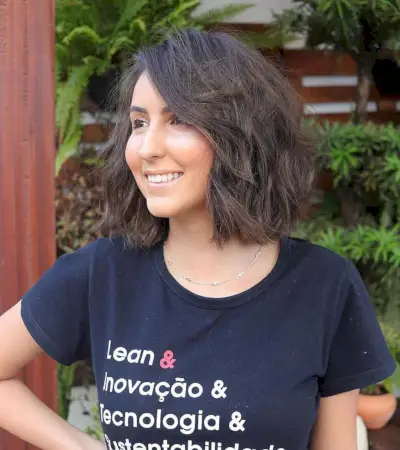 lob with loose waves for medium brown hair