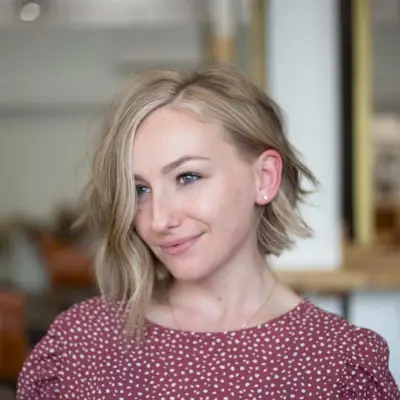 Asymmetrical Bob With Layering