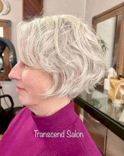 Cute Messy Bixie for Older Women