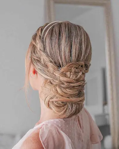 Five-Strand Wrap-Around Braided Medieval Hairstyle