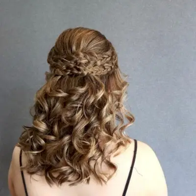 Easy Half Up for Medium Length Hair